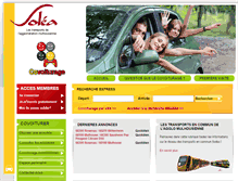 Tablet Screenshot of covoiturage.solea.info